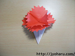 Ｂ　簡単！折り紙遊び★カーネーションの折り方_html_44123c4b